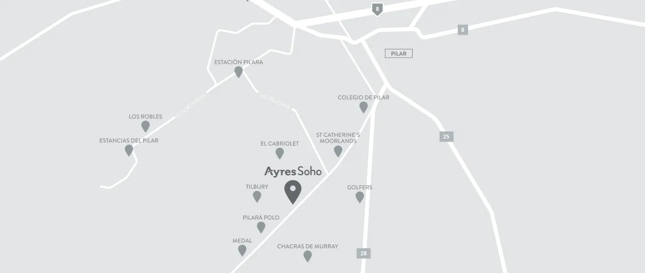 Mapa Ayres Soho